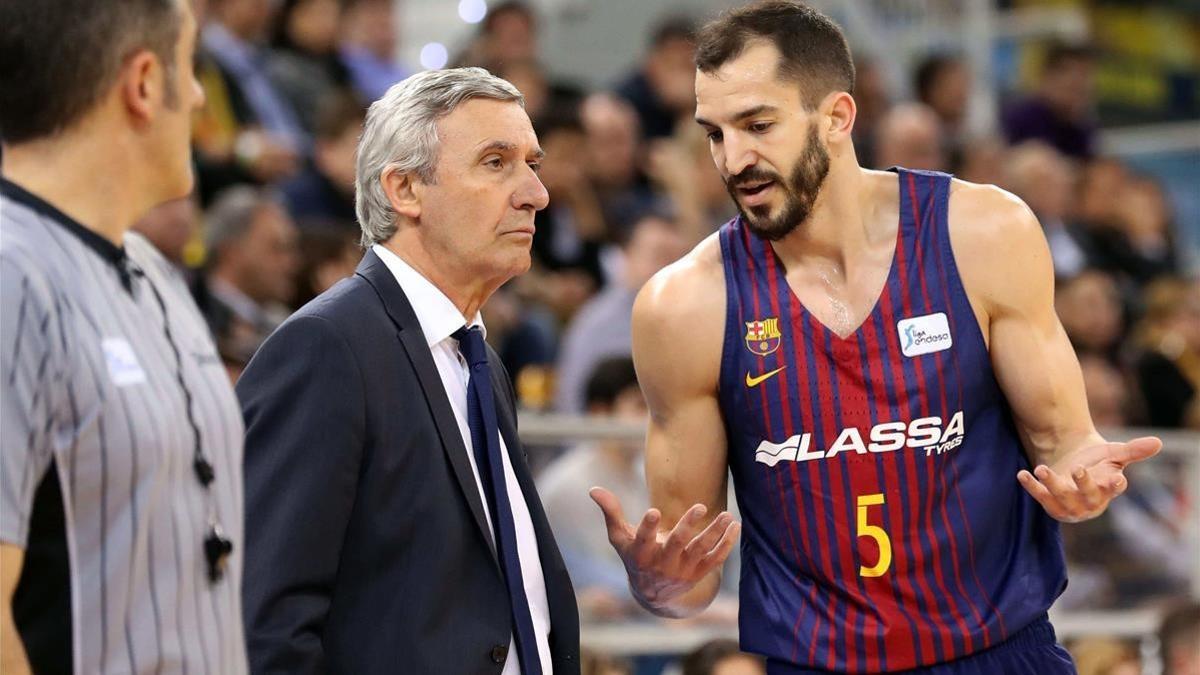 Svetislav Pesic y Pau Ribas.