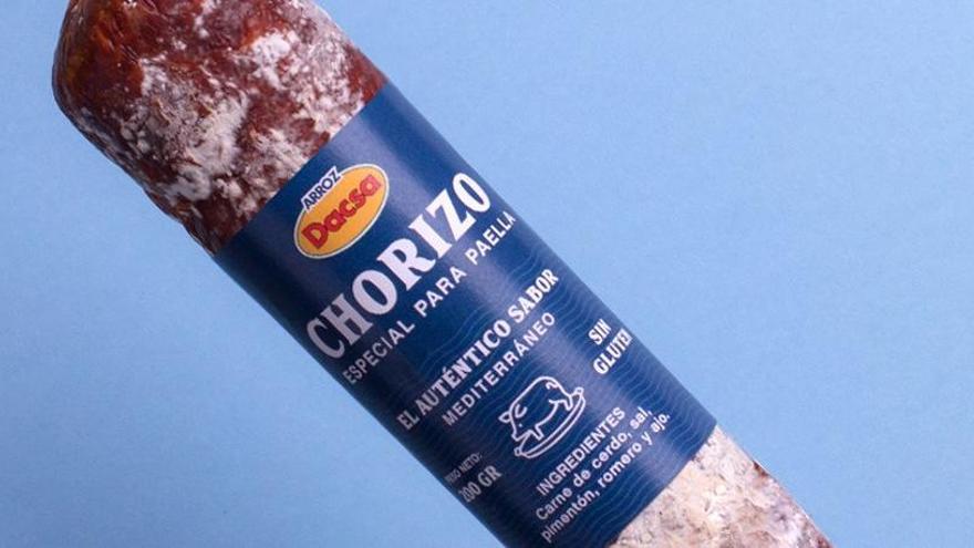 Una conocida marca de arroz lanza el chorizo para paella