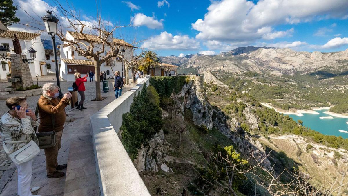 Tristas en Guadalest.