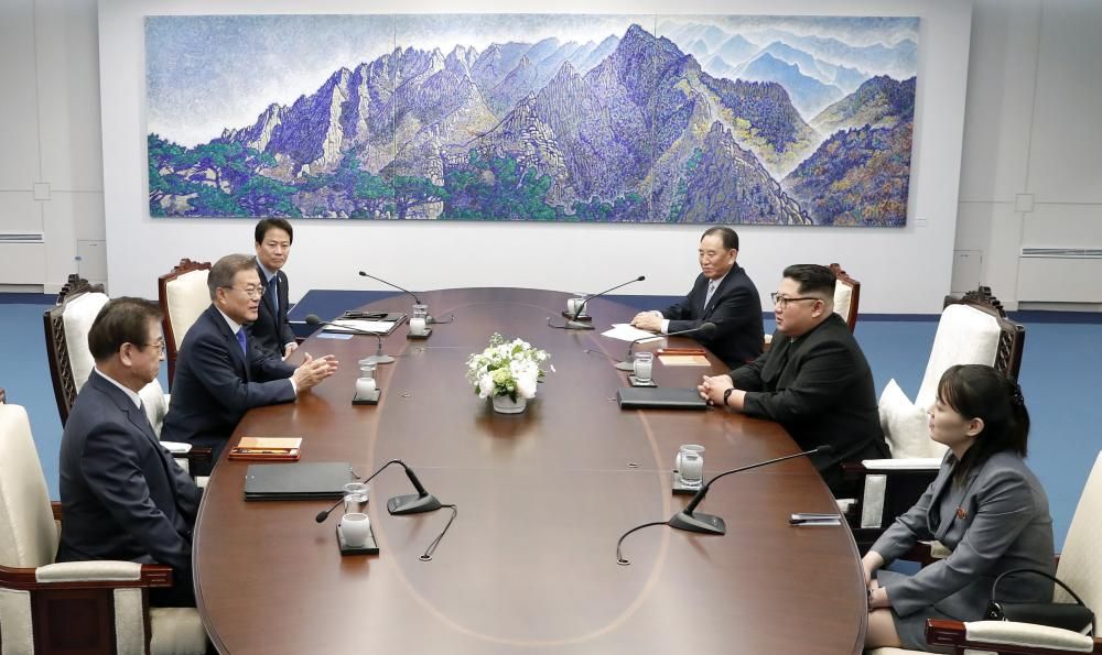 Encuentro entre Kim Jong-un y Moon Jae-in