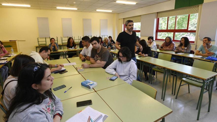 Docentes en
la EOI de Vigo.
| Pablo H. Gamarra