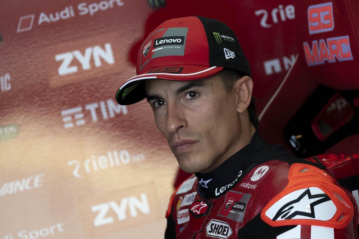 Marc Márquez, líder del equipo Lenovo Ducati.