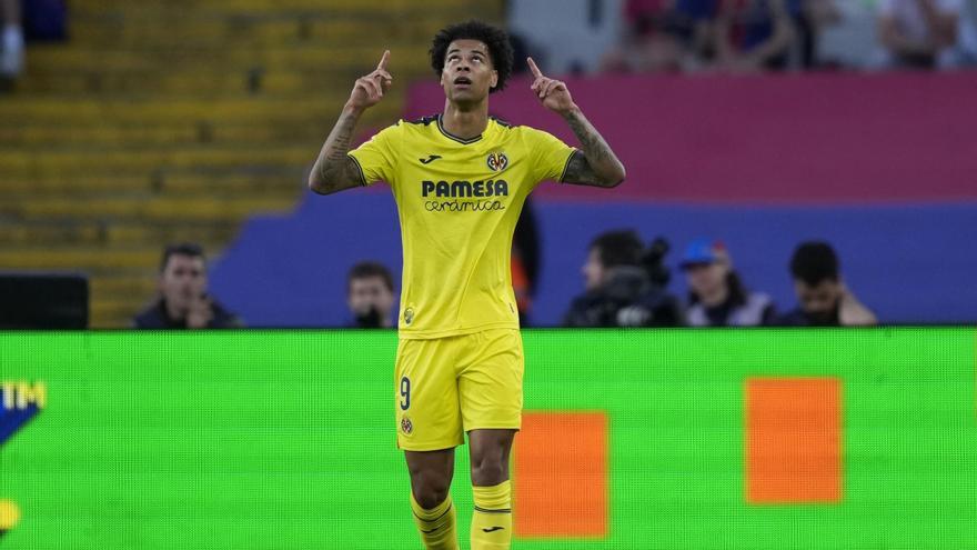 Buchanan celebra el gol de la victoria del Villarreal