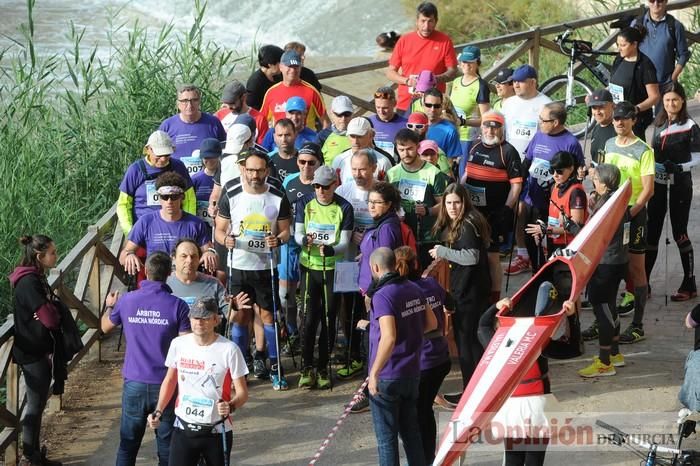 Marcha nórdica junto al Segura