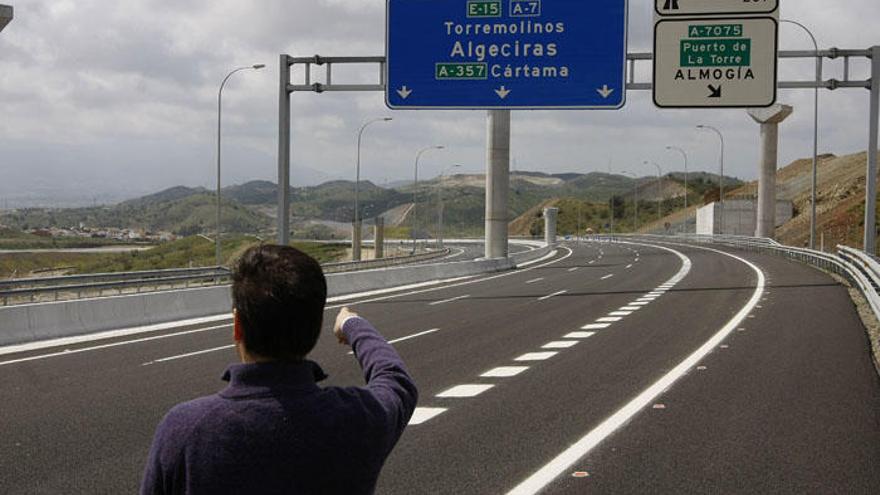 Imagen de la hiperronda, que dejó aislados varios barrios del Puerto de la Torre.