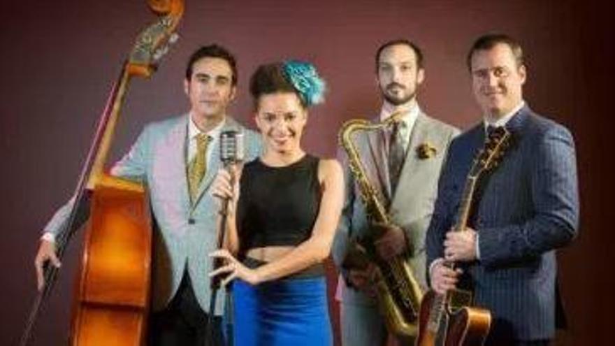 El grup que actuarà, Spahie Wells and The Swing Cats