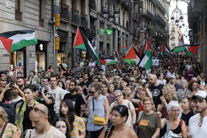 Vigilia internacional por los periodistas asesinados en un ataque aéreo israelí en Gaza