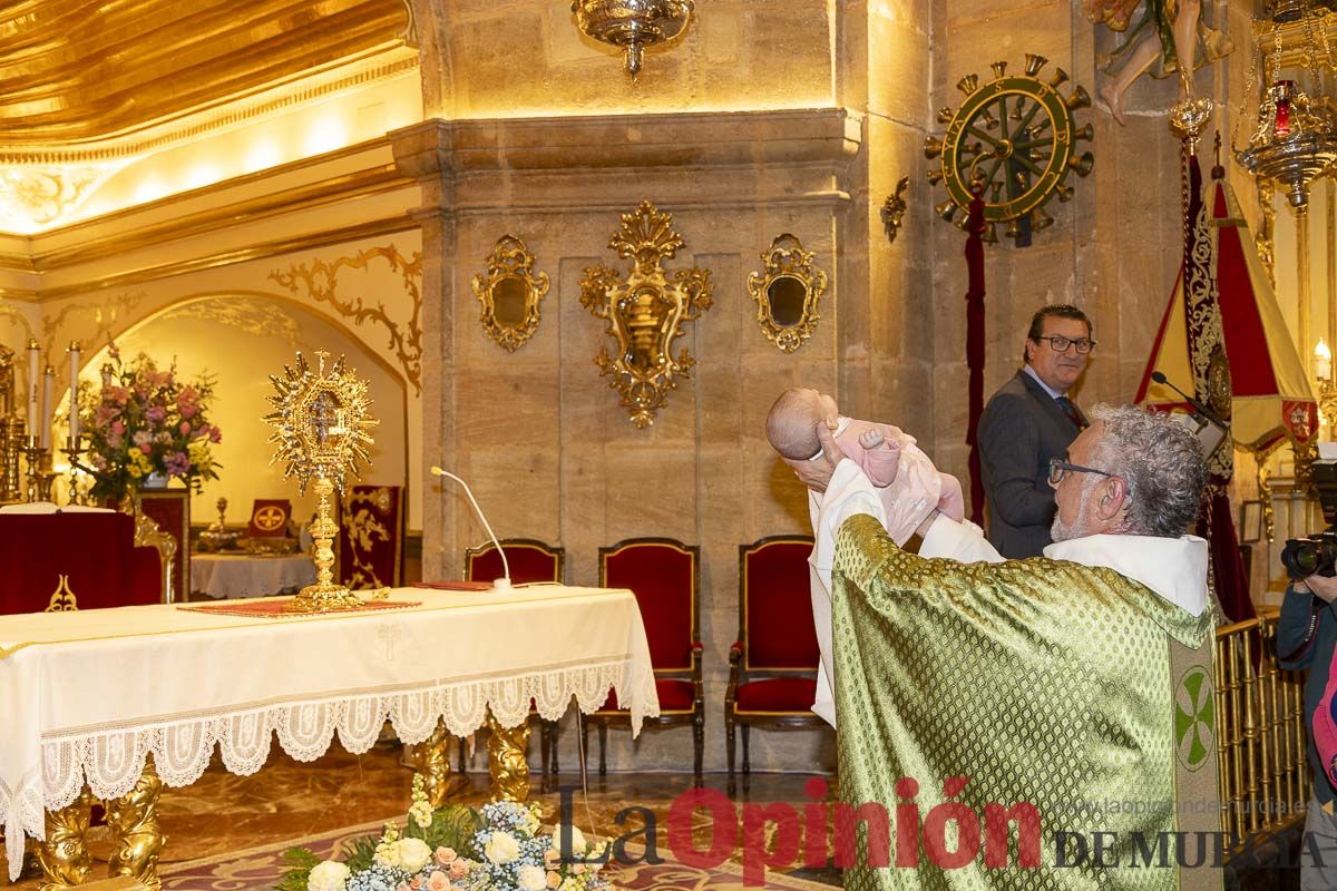 Presentación a la Vera Cruz de Caravaca de los niños nacidos en 2023