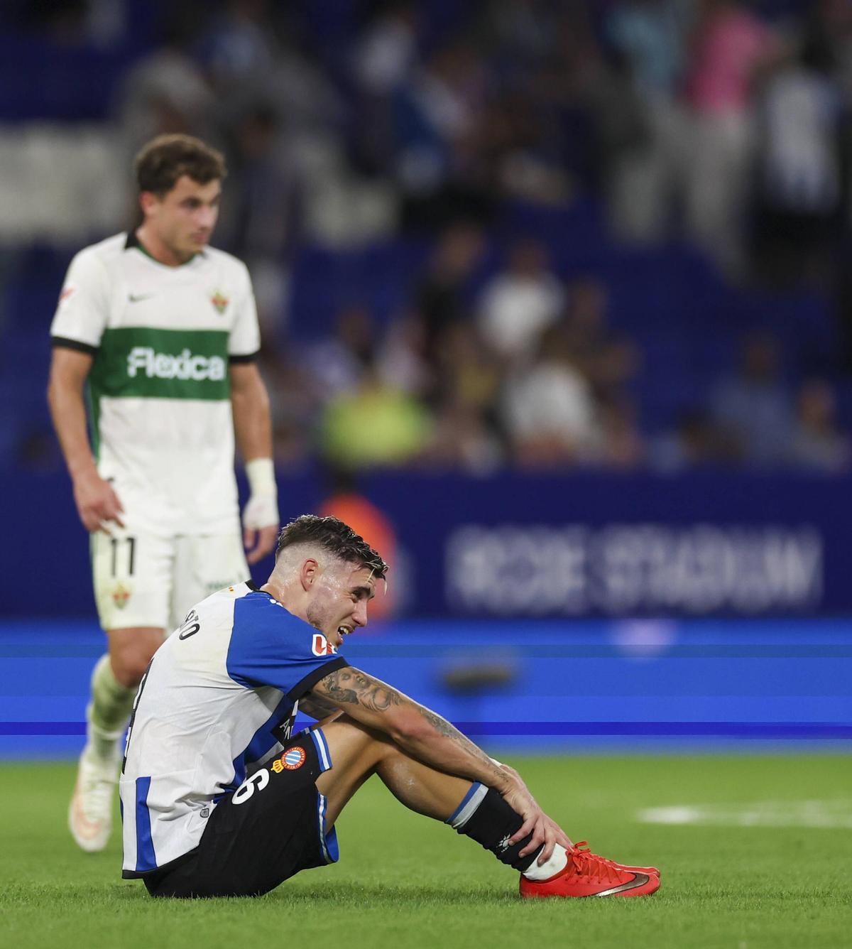Roberto Fernández, tras la derrota contra el Elche