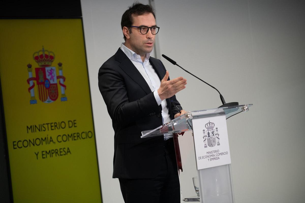El ministro de Economía, Comercio y Empresa, Carlos Cuerpo.