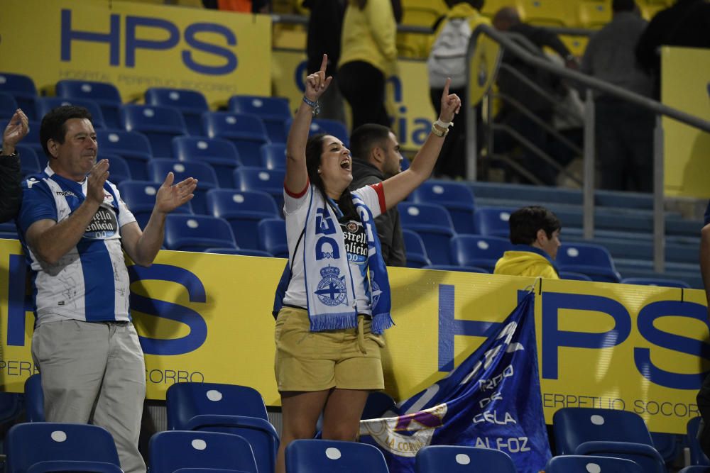 Así se celebró el gol de Domingos al Las Palmas