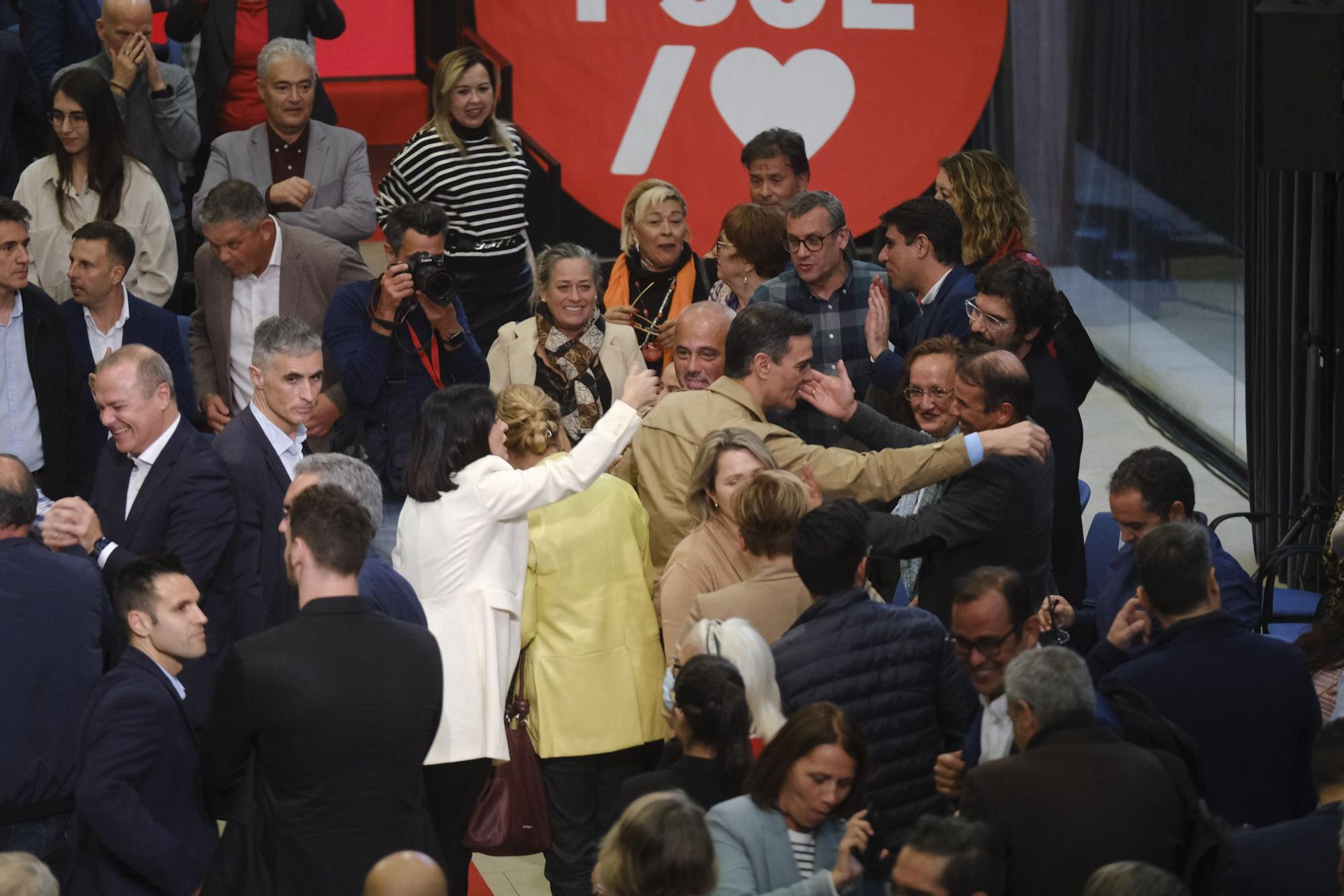 Mitin de Pedro Sánchez en Las Palmas de Gran Canaria