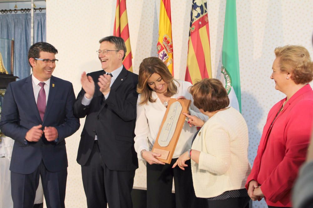 Mitin de Susana Díaz en la Casa de la Cultura de Xàtiva