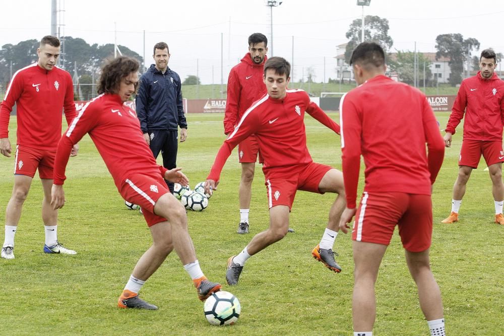 Entrenamiento del Sporting