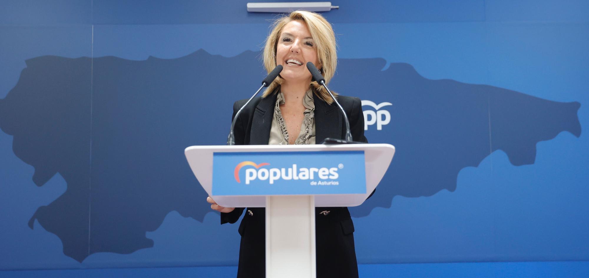 Teresa Mallada hace efectiva su dimisión como presidenta del PP asturiano
