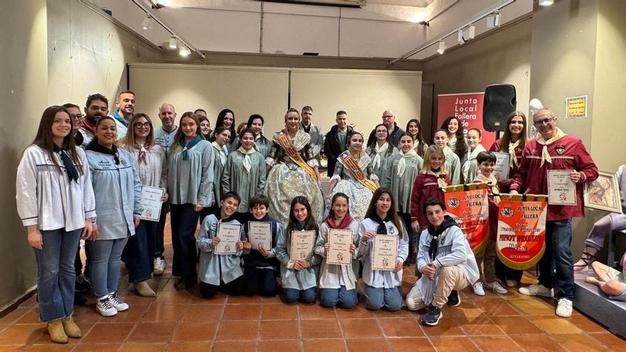 La falla Poble Vell del Perelló repite doblete en el concurso del "ninot indultat"