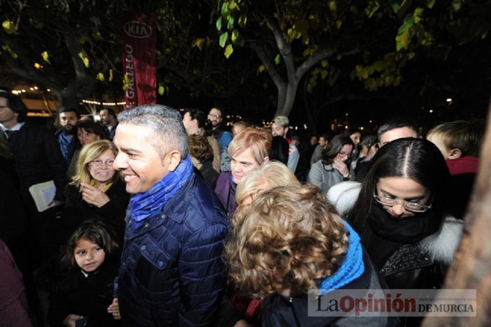 Belén viviente en el Jardín de la Seda