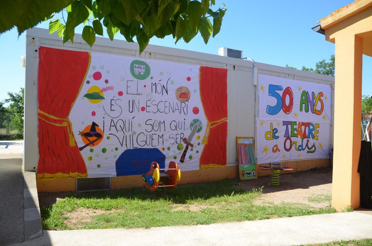 El mural elaborat per l'alumnat.