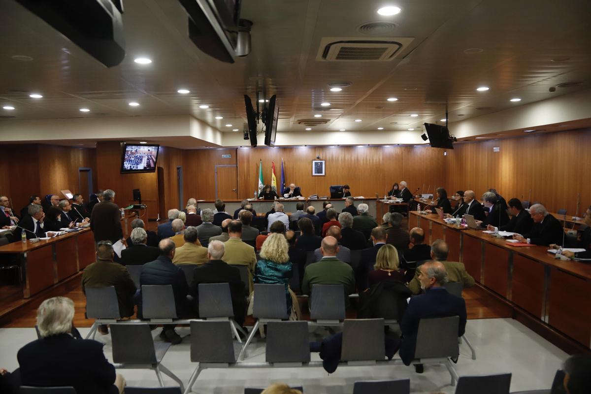 Juicio en la Audiencia de Málaga por el caso 'Astapa', sobre la presunta corrupción política y urbanística en Estepona.