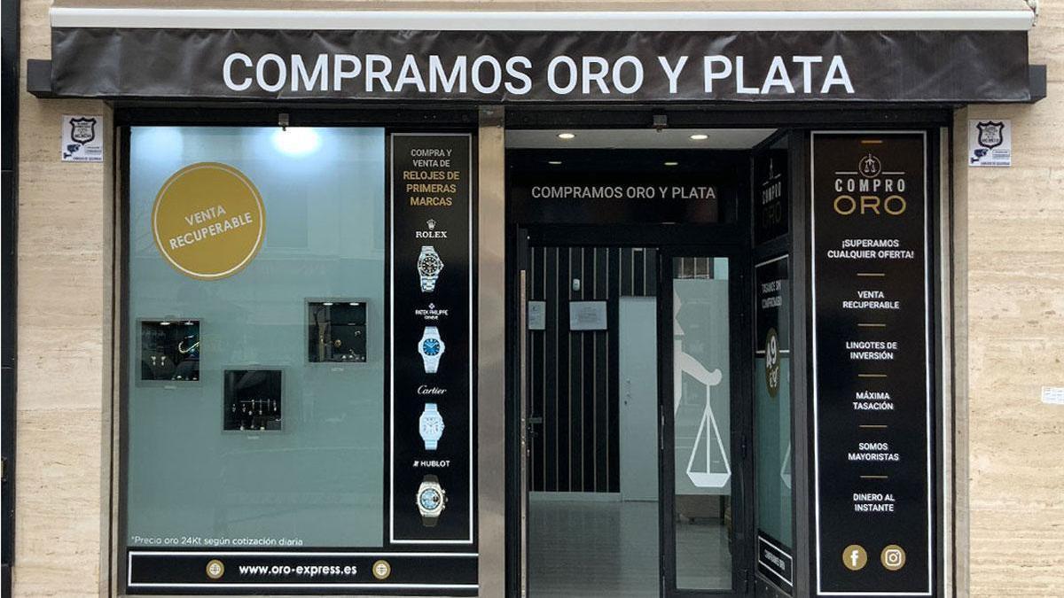 Un establecimiento de compra y venta de oro.