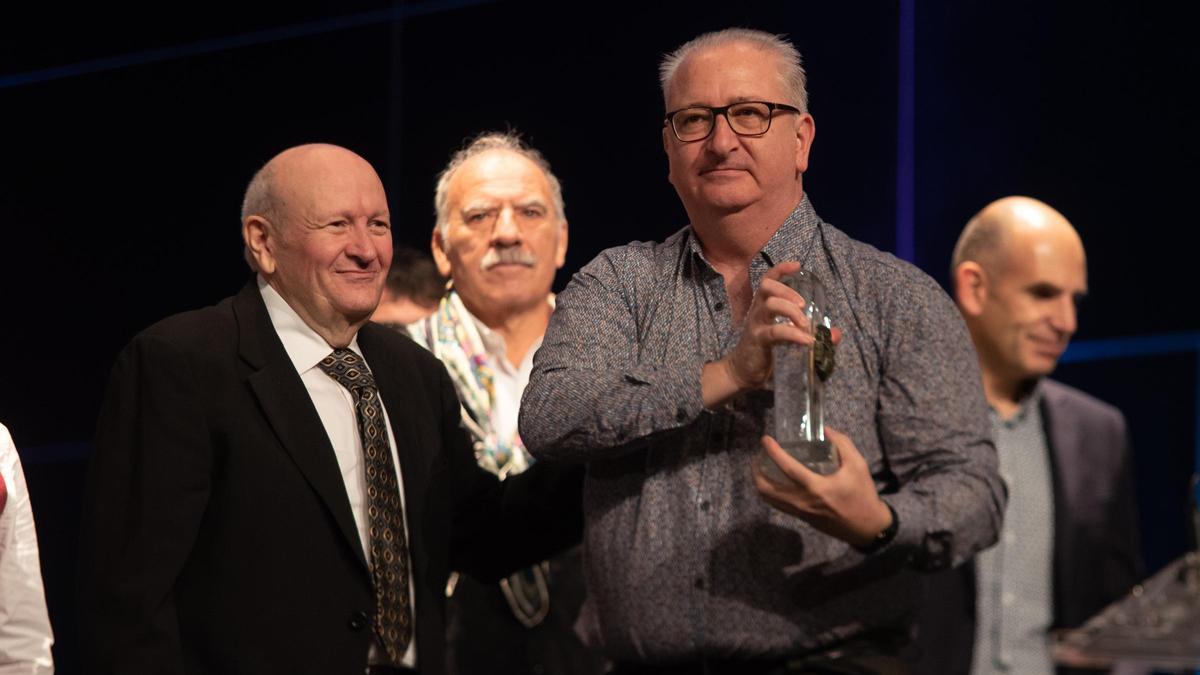José Luis Jericó, en representación del Certamen de Ejea, recogió el premio.