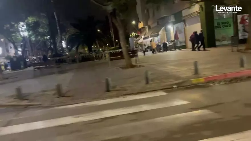 Así ha sonado por megafonía la alerta roja en Aldaia