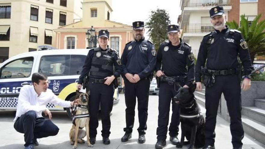 Presentación de la unidad canina de la Policía Local de Burjassot.