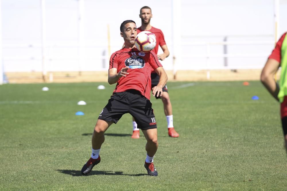 El Dépor prepara en Benidorm el partido del Elche