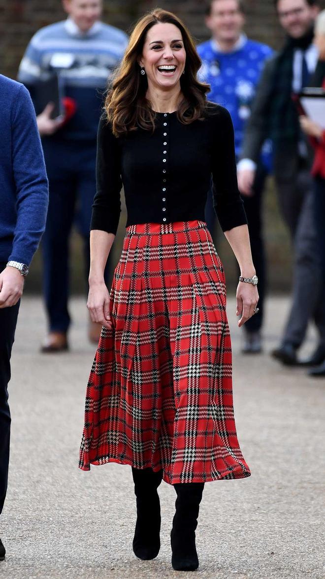 Kate Middleton, con un look perfecto para la Navidad