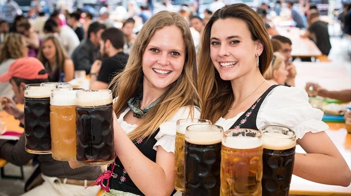 Biergarten en el Poble Espanyol