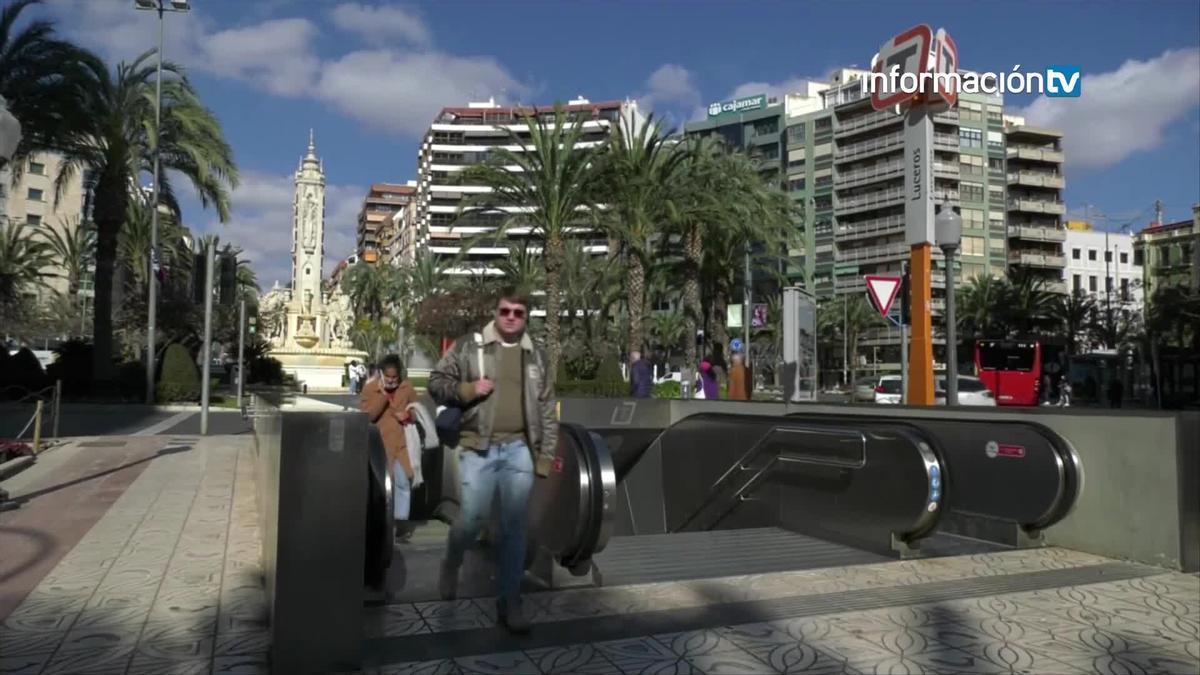 La estación de TRAM de Luceros recupera la normalidad tras las obras