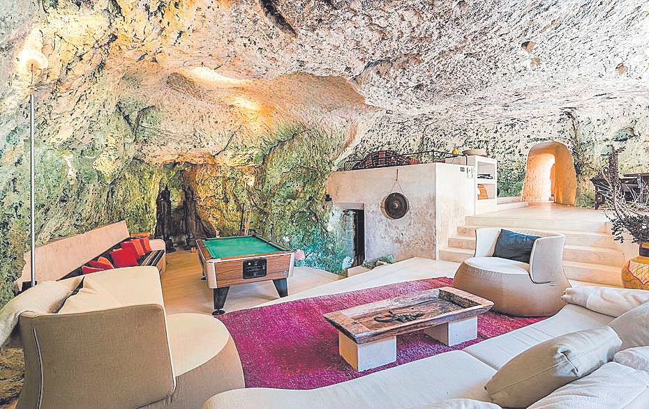Vivir en una casa-cueva también es cosa de millonarios en Mallorca