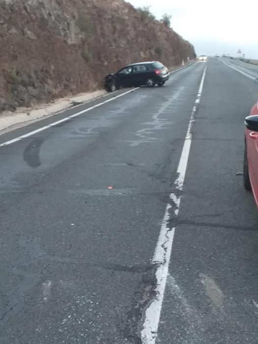 Un impactante accidente en Agüimes deja heridos