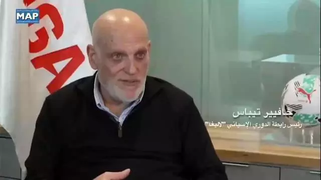 Tebas da la bienvenida a la idea de celebrar partidos de la liga española en Marruecos.