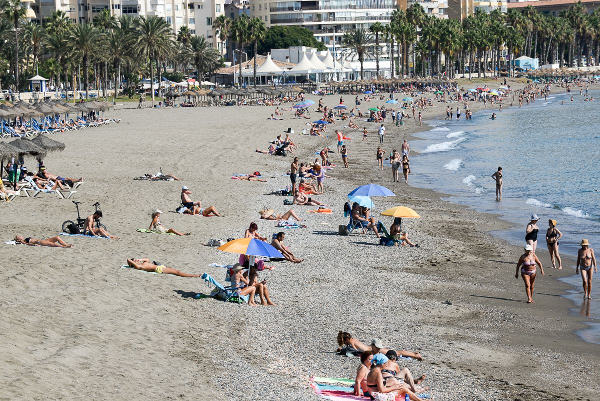 Primer fin de semana de la nueva normalidad en Málaga