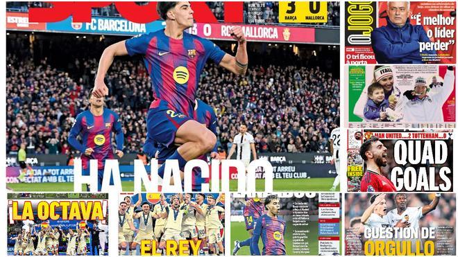 Las portadas de la prensa deportiva de hoy