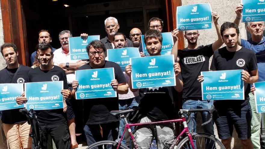 Los miembros de Deliveroo afectados.