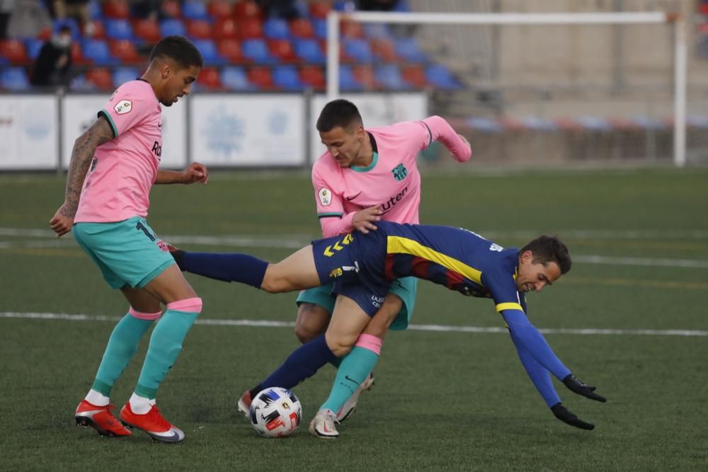 Llagostera- Barça B, en imatges