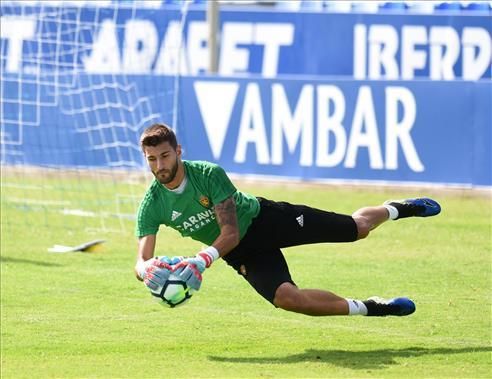 Entrenamiento del Real Zaragoza del 26 de agosto