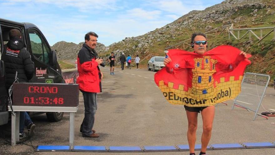 Francisco Pastor destaca en la Subida al Angliru