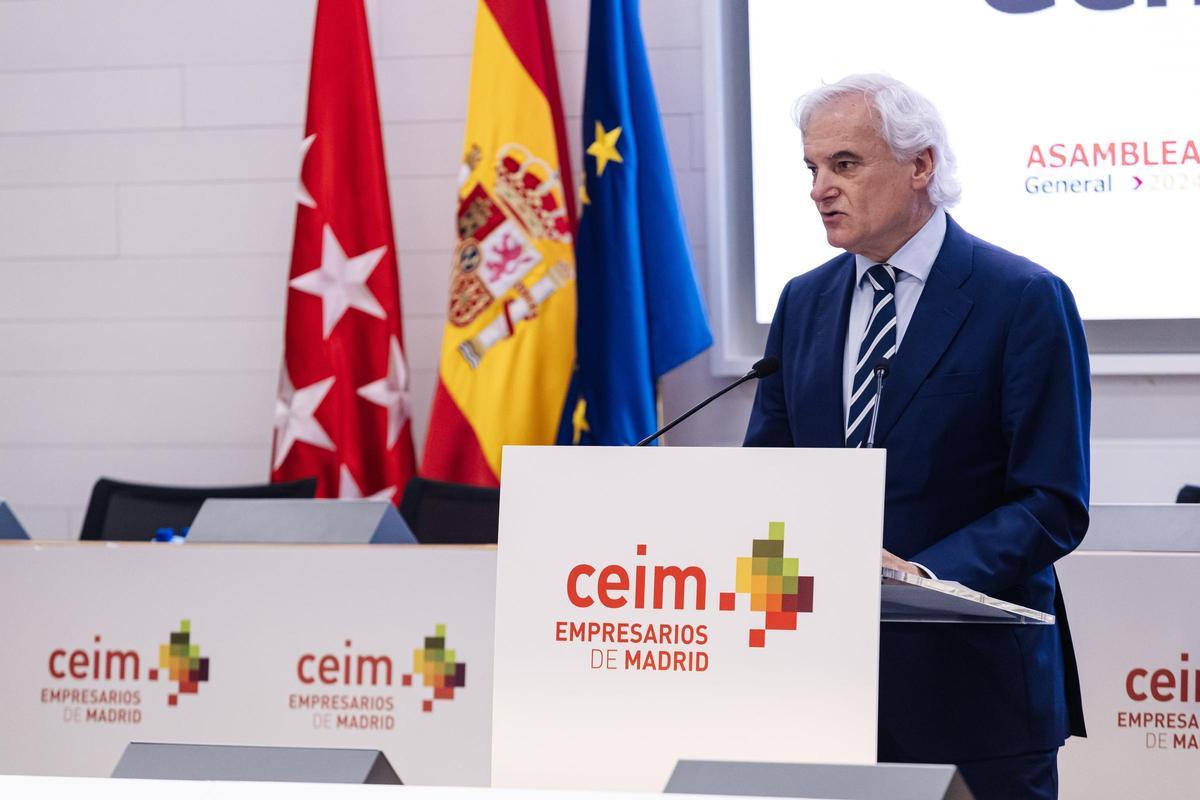 El presidente de CEIM, Miguel Garrido.