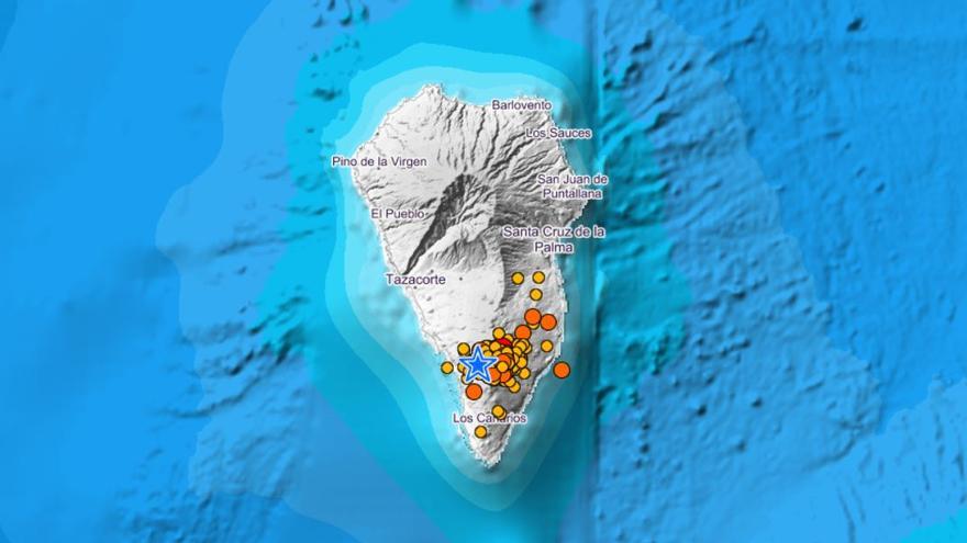 Localizan más de 70 terremotos en La Palma durante la medianoche