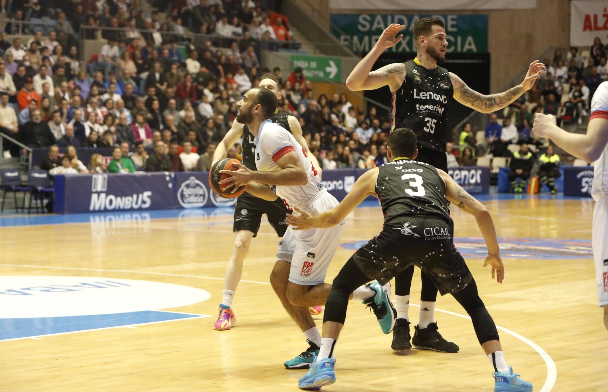 Las imágenes del partido Monbus Obradoiro vs Lenovo Tenerife