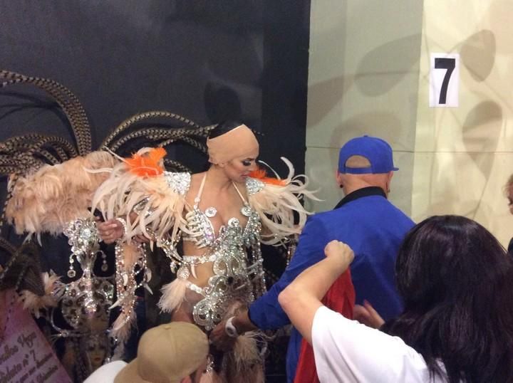 Preparativos para la Gala de la Reina del Carnaval