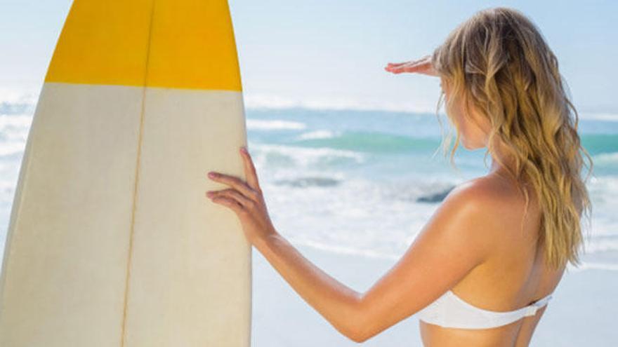 Las ondas surferas son más fáciles de conseguir en la playa