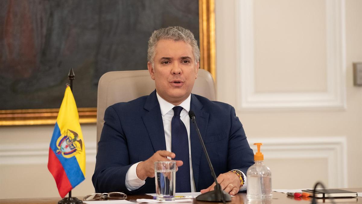 El presidente de Colombia, Iván Duque.