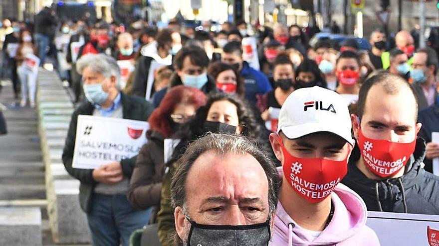 Manifestación de hosteleros del pasado noviembre.