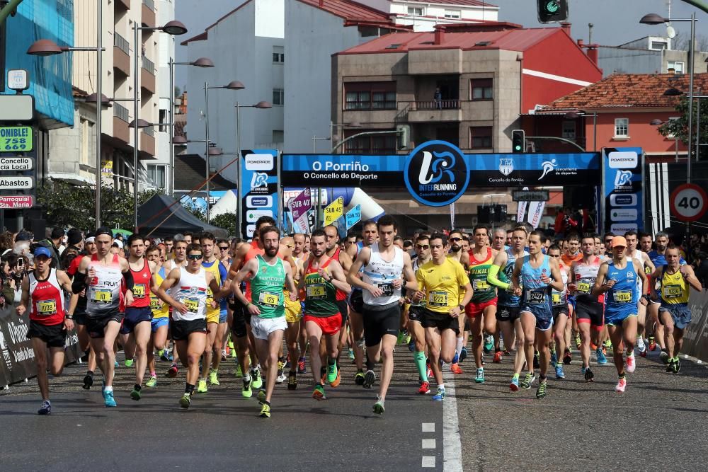 Cientos de corredores desafían al cansancio en la Interruning de O Porriño