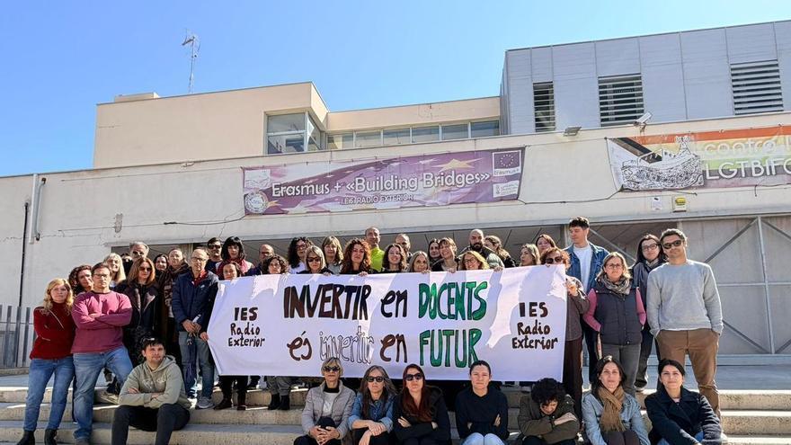 Así ha sido la jornada de protestas de los profesores en los centros educativos de Alicante