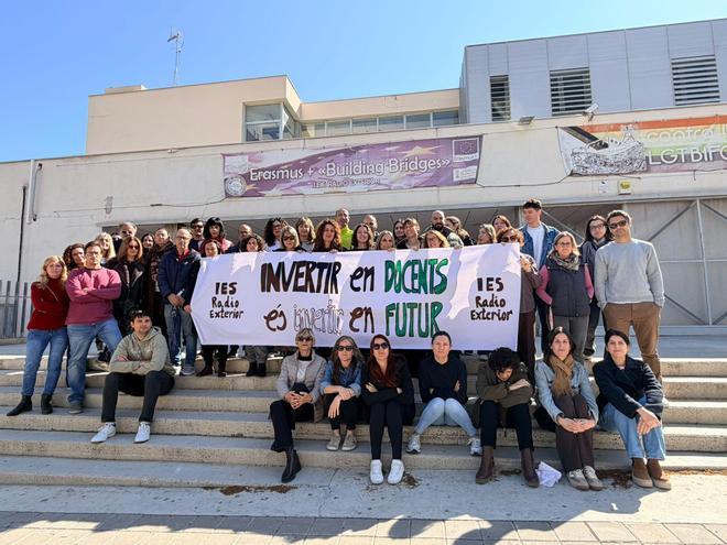 Así ha sido la jornada de protestas de los profesores en los centros educativos de Alicante